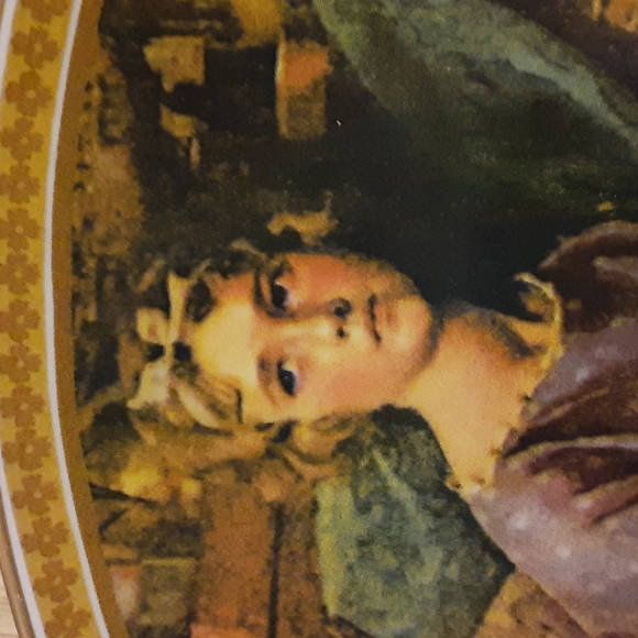 Knowles Norman Rockwell Ltd Ed  "Dreaming In The Attic"  Certified Stamp NWOT - Picture 2 of 11